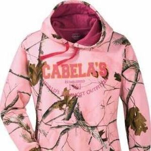 Cabelas Pink Camo Hoodie